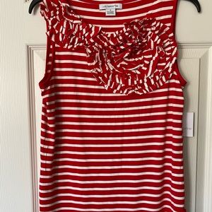 Liz Claiborne Sleeveless Top - NWT (SZ M)